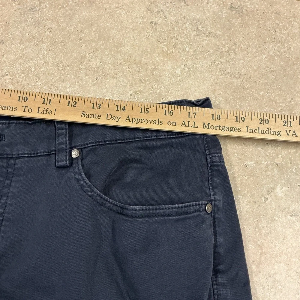 Brooks Brothers Men’s SZ 38/30 Slim Fit Stretch Cotton Garment Dyed Pants Navy